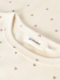 LIL ATELIER Bluse Lalo Turtledove Heart